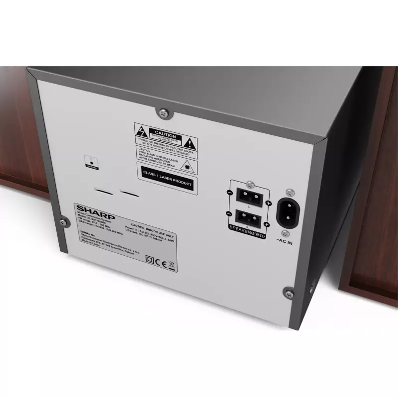 Sharp XL-B517D kotiaudiomikrojärjestelmä 45 W ruskea