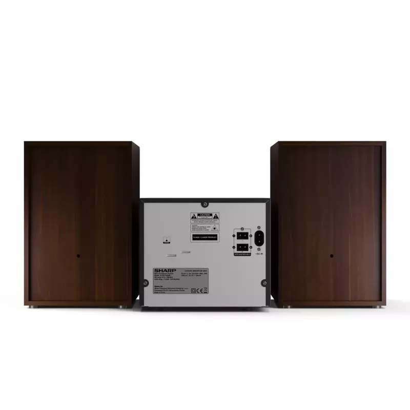 Sharp XL-B517D kotiaudiomikrojärjestelmä 45 W ruskea