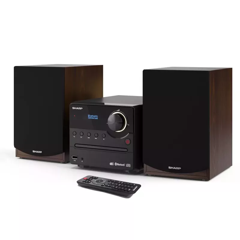 Sharp XL-B517D kotiaudiomikrojärjestelmä 45 W ruskea