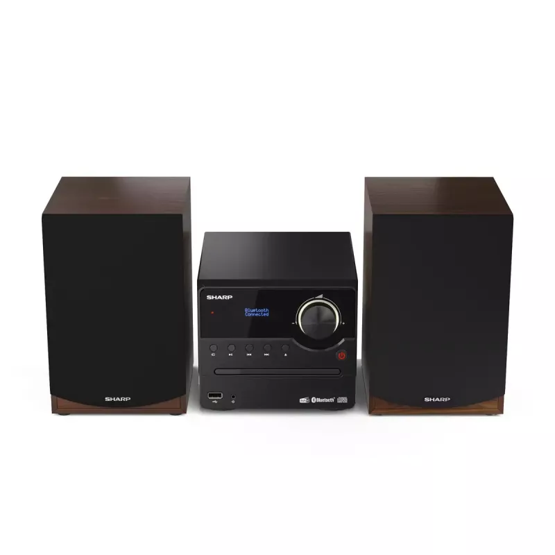 Sharp XL-B517D kotiaudiomikrojärjestelmä 45 W ruskea