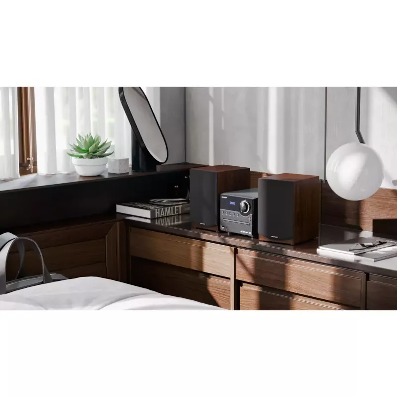 Sharp XL-B517D kotiaudiomikrojärjestelmä 45 W ruskea
