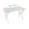 Genesis Holm 320 RGB pelipöytä, valkoinen