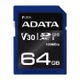 ADATA ASDX64GUI3V30S-R muistikortti 64 GB SDXC UHS-I luokka 10