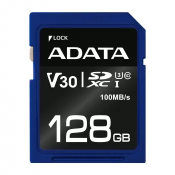 ADATA ASDX128GUI3V30S-R muistikortti 128 GB SDXC UHS-I luokka 10