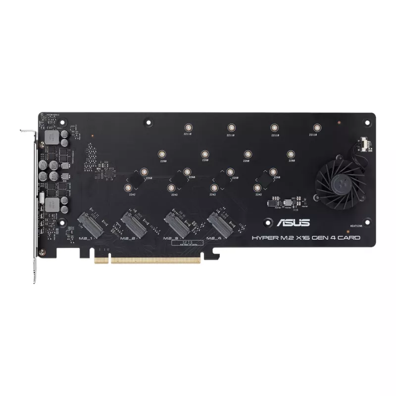 ASUS Hyper M.2 x16 Gen 4 liitäntäkortit/adapteri sisäinen