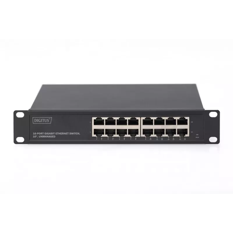 DIGITUS 16-porttinen Gigabit Ethernet -kytkin 10