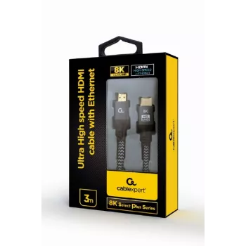 GEMBIRD Ultra High Speed HDMI -kaapeli Ethernetillä, ”8K Select Plus Series”, 3 m