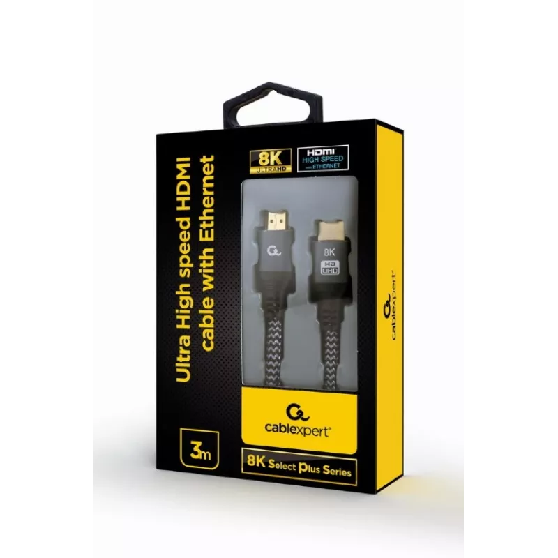 GEMBIRD Ultra High Speed HDMI -kaapeli Ethernetillä, ”8K Select Plus Series”, 3 m