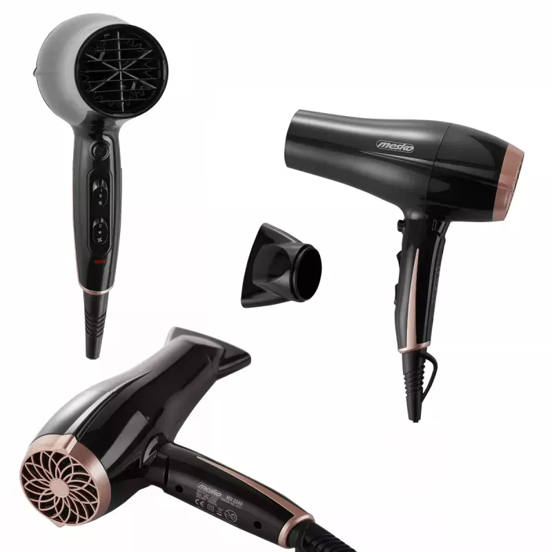 Hiustenkuivaaja Mesko MS 2249 2000 W musta/pinkki