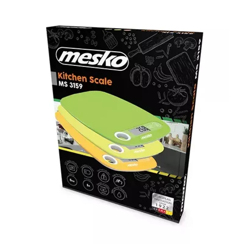 Elektroninen keittiövaaka Mesko Home MS 3159y