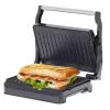 Kontaktigrilli Adler AD 3052 suorakaiteen muotoinen teräs/musta, 1200 W, ritiläpinta, lukittuva kansi