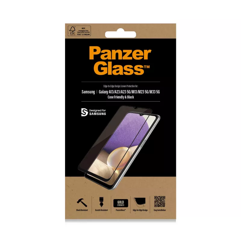 PanzerGlass ® näytönsuojakalvo Samsung Galaxy A13 | A23 | A23 5G | M13 | M23 5G | M33 5G