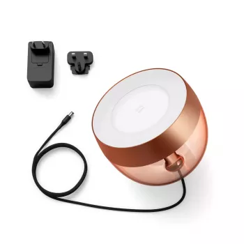 Älypöytävalaisin Philips Hue Iris kupari Sonderedition — 1 valonlähde, Bluetooth ja Zigbee, 100–240V, 2 m kaapeli
