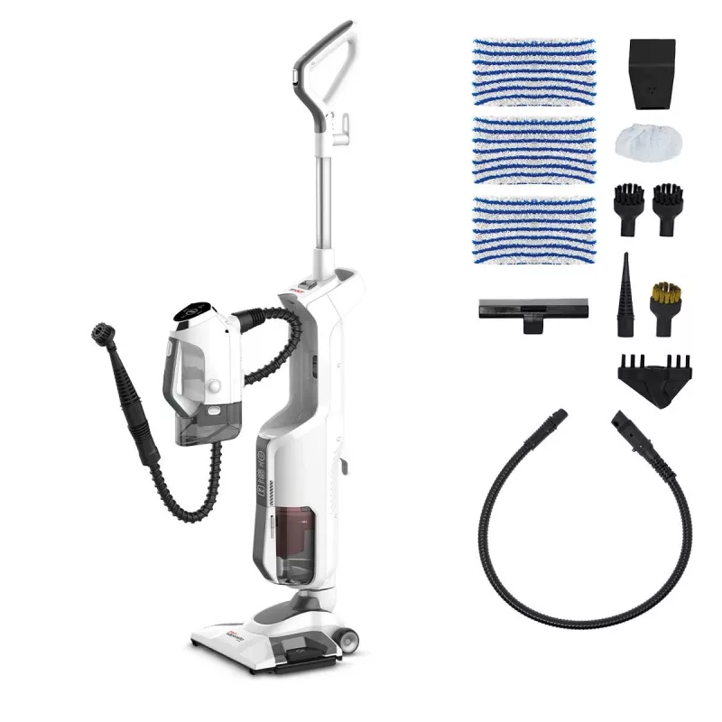 Pölynimuri Polti Vaporetto 3 Clean 1800 W pussiton valkoinen