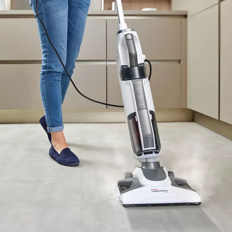 Pölynimuri Polti Vaporetto 3 Clean 1800 W pussiton valkoinen