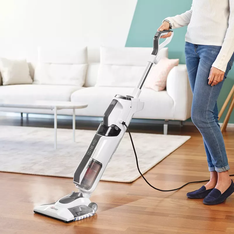 Pölynimuri Polti Vaporetto 3 Clean 1800 W pussiton valkoinen
