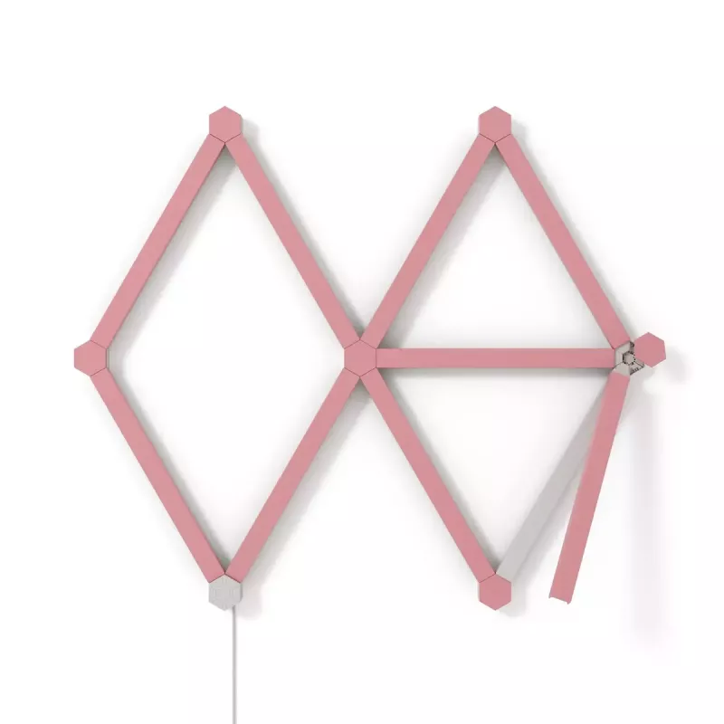 Nanoleaf Lines Skin NL59-0001PM-9PK, 60 astetta, vaaleanpunainen matta, 9 kpl