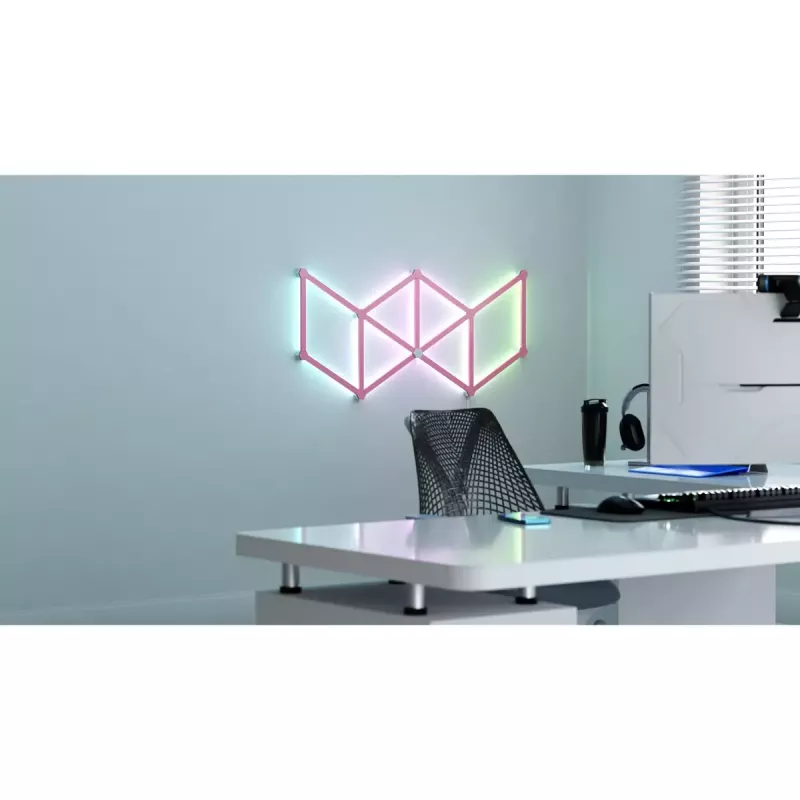 Nanoleaf Lines Skin NL59-0001PM-9PK, 60 astetta, vaaleanpunainen matta, 9 kpl