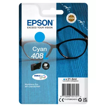 Epson 408L DURABrite Ultra mustekasetti 1 kpl alkuperäinen suuri (XL) riitto Cyan