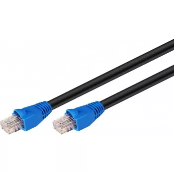 Verkkokaapeli Goobay CAT 6 U/UTP RJ-45 Cat6 15 m musta