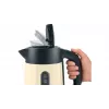 Sähköinen vedenkeitin Bosch TWK4P437 1,7 L, 2400 W, ruostumaton teräsrunko, langaton, beige/musta