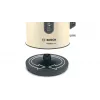 Sähköinen vedenkeitin Bosch TWK4P437 1,7 L, 2400 W, ruostumaton teräsrunko, langaton, beige/musta