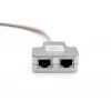 DIGITUS CAT 5e -verkkokaapeliadapteri 2x RJ45-liitäntä 1x RJ45-pistoke 0,19 m