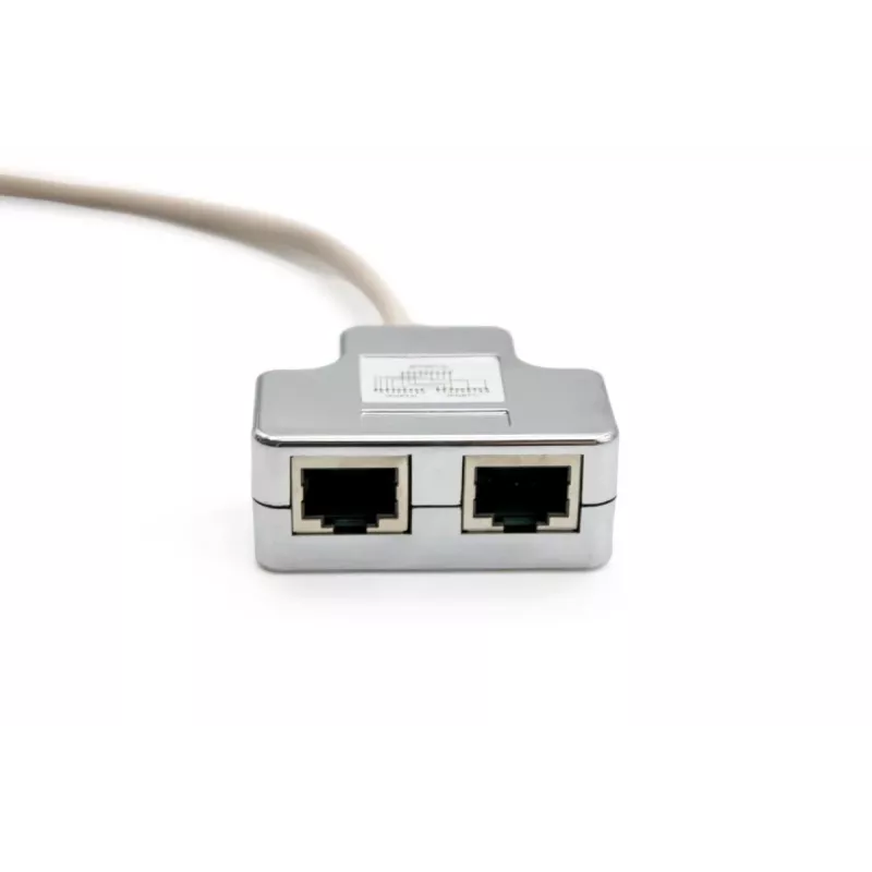DIGITUS CAT 5e -verkkokaapeliadapteri 2x RJ45-liitäntä 1x RJ45-pistoke 0,19 m