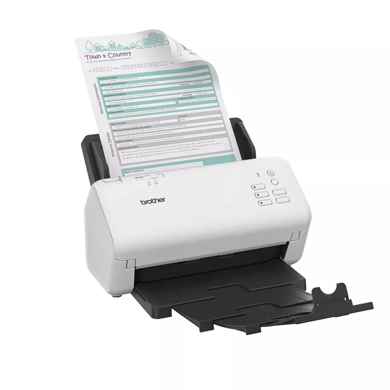 Brother ADS-4300N -skanneri ADF-skanneri 600 x 600 DPI A4 musta, valkoinen