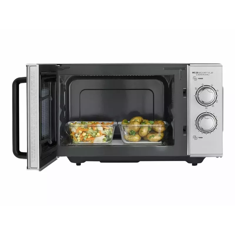 Mikroaaltouuni Caso MG 25 Ecostyle, 25 L, 900 W, grillitoiminto, hopea