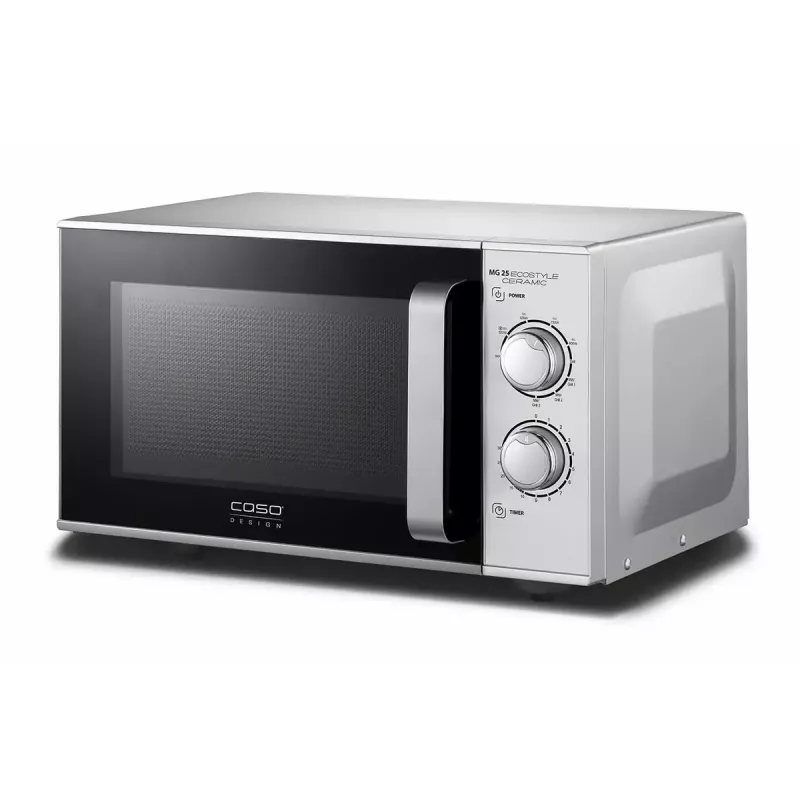 Mikroaaltouuni Caso MG 25 Ecostyle, 25 L, 900 W, grillitoiminto, hopea