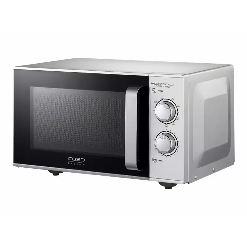 Mikroaaltouuni Caso MG 25 Ecostyle, 25 L, 900 W, grillitoiminto, hopea