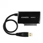 Axagon ADSA-FP3 USB 3.0 - SATA 6G -adapteri kaikkien SATA-kiintolevyjen ja -asemien liittämiseen