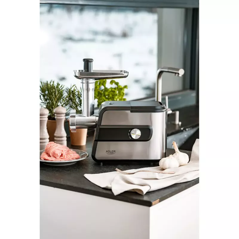 Lihamylly Adler AD 4813 2000 W musta hopea
