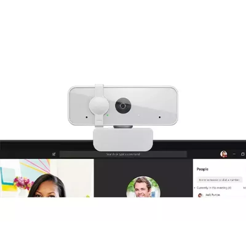 Lenovo GXC1E71383 verkkokamera 2,8 MP 1920 x 1080 pikseliä USB valkoinen