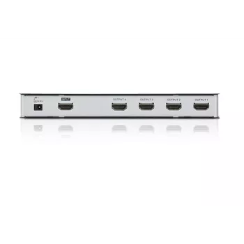 ATEN 4-porttinen HDMI audio/kuva jakaja 4Kx2K, HDMI, 4x HDMI, 4096 x 2160 pikseliä, musta, 4K Ultra HD, 15 m