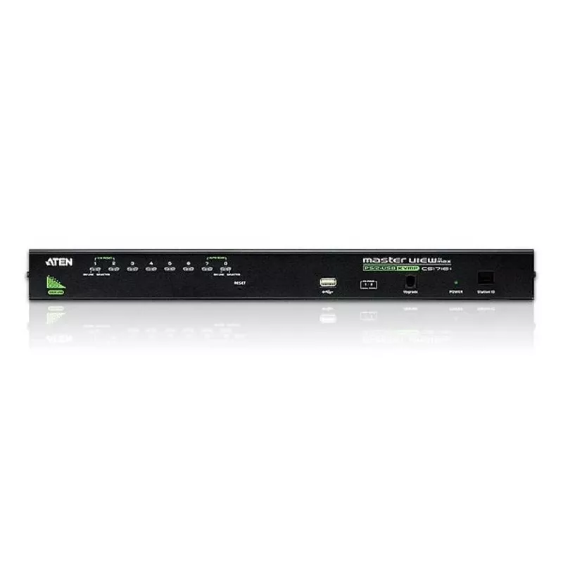 ATEN 8-Port USB - PS/2 VGA KVM -kytkin USB-oheisliitännällä