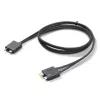 Lenovo 4X91K16970 Thunderbolt-kaapeli 0,7 m 40 Gbit/s musta