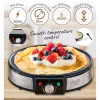 Crêpe-pannu Adler AD 3058 1600 W musta ruostumaton teräs