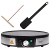 Crêpe-pannu Adler AD 3058 1600 W musta ruostumaton teräs