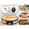 Crêpe-pannu Adler AD 3058 1600 W musta ruostumaton teräs