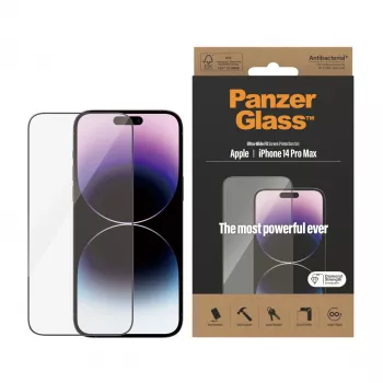 Näytönsuojus PanzerGlass Apple iPhone 14 Pro Max Ultra-Wide Fit naarmun- ja iskunkestävä