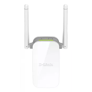 D-Link N300 Wi-Fi -verkonlaajennin, verkkotoistin, 300 Mbit/s, 10,100 Mbit/s, ulkoinen, IEEE 802.3u, 802.11g, Wi-Fi 4 (802.11n)