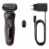 Braun Series 5 50-R1000s kalvosarja-ajokone musta, punainen