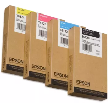 Epson yksittäispakkaus keltainen T612400 220 ml, keltainen, pigmenttimuste, 220 ml, 1 kpl