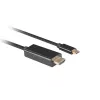 LANBERG kaapeli USB-C(m) - HDMI(m) 1 m 4K 60Hz musta