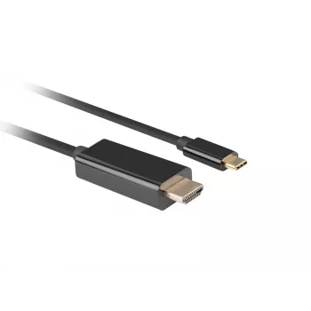 LANBERG kaapeli USB-C(m) - HDMI(m) 1 m 4K 60Hz musta
