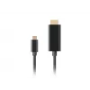 LANBERG kaapeli USB-C(m) - HDMI(m) 1 m 4K 60Hz musta