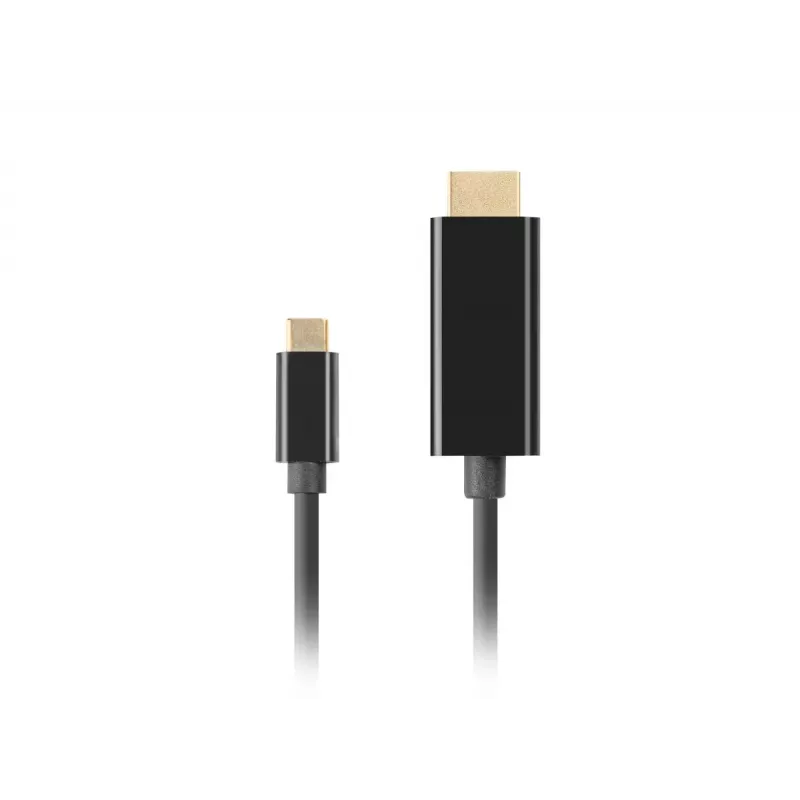 LANBERG kaapeli USB-C(m) - HDMI(m) 1 m 4K 60Hz musta