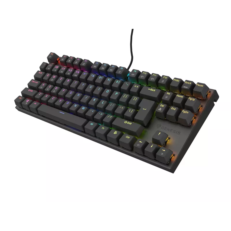GENESIS Thor 303 TKL näppäimistö peli USB QWERTY musta RGB LED